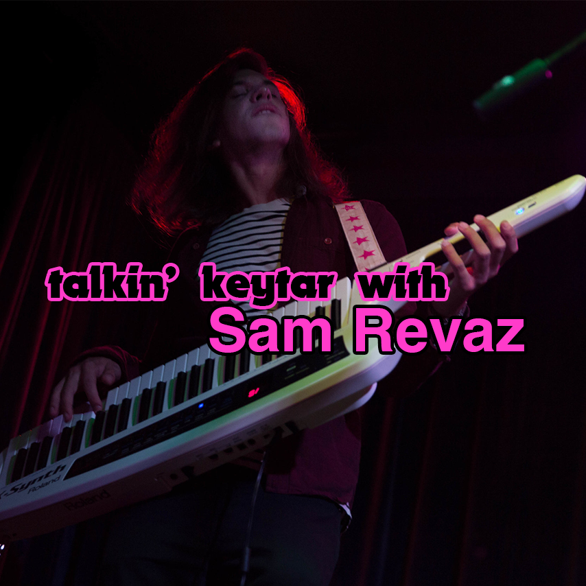 a keytar interview with Sam Revaz (Geese)