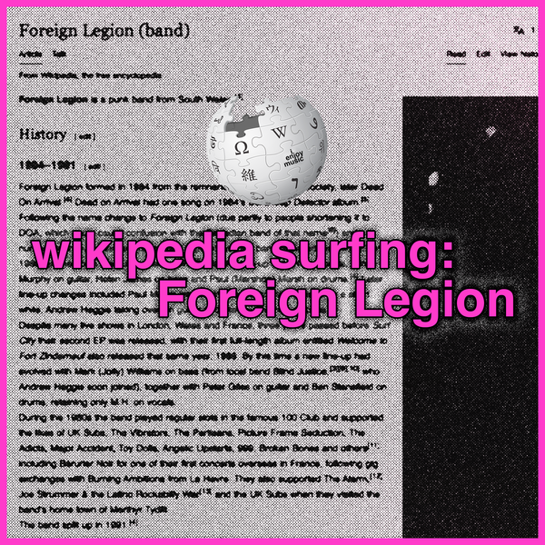 wikipedia surfing: Foreign Legion
