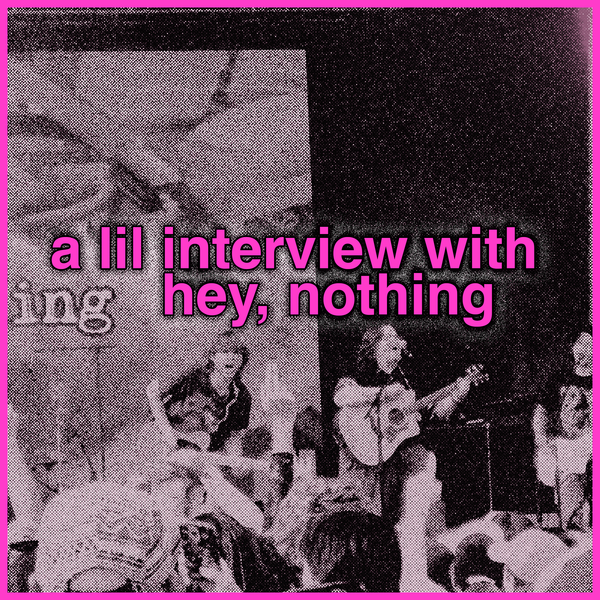 getting festival survival tips from hey, nothing